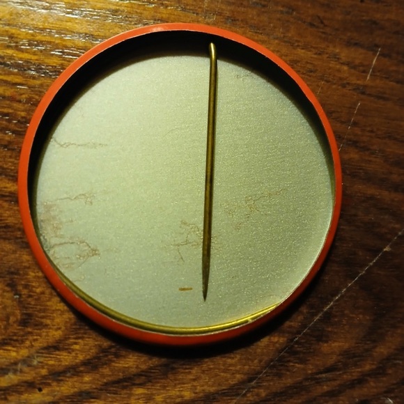 🍑🕋 Save The Fox! | Atlanta, Georgia Music & Arts History Protest Pin 🦊🍑 - Picture 2 of 2